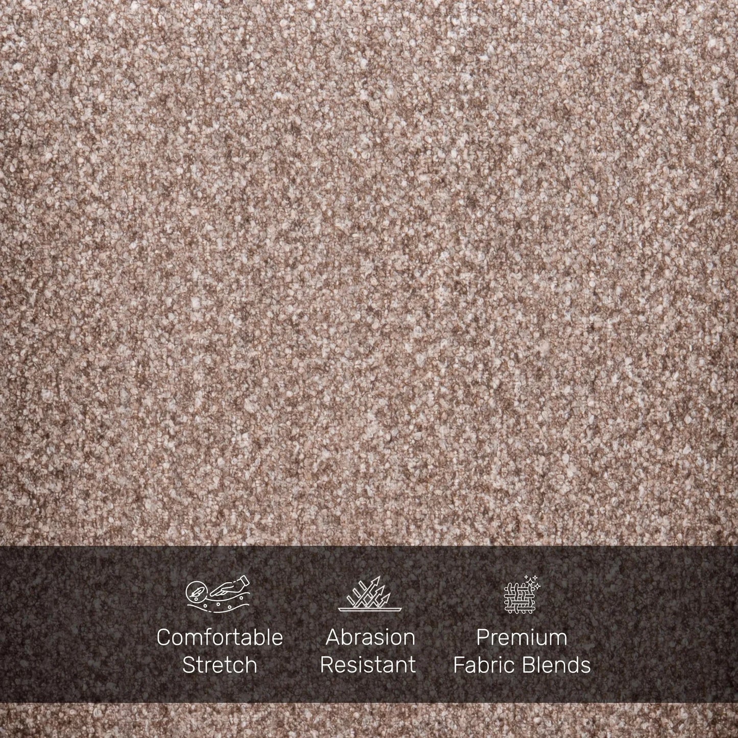 Boucle 3 Seater Sofa in Cocoa Brown