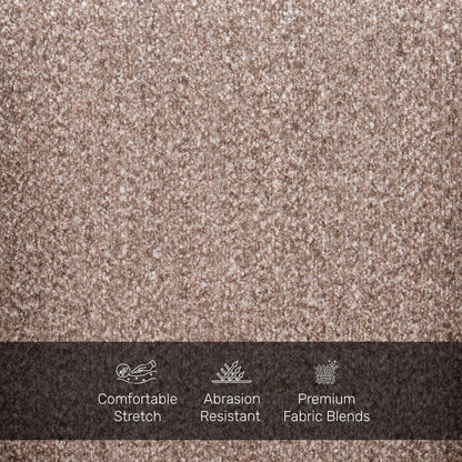 Boucle 3 Seater Sofa in Cocoa Brown