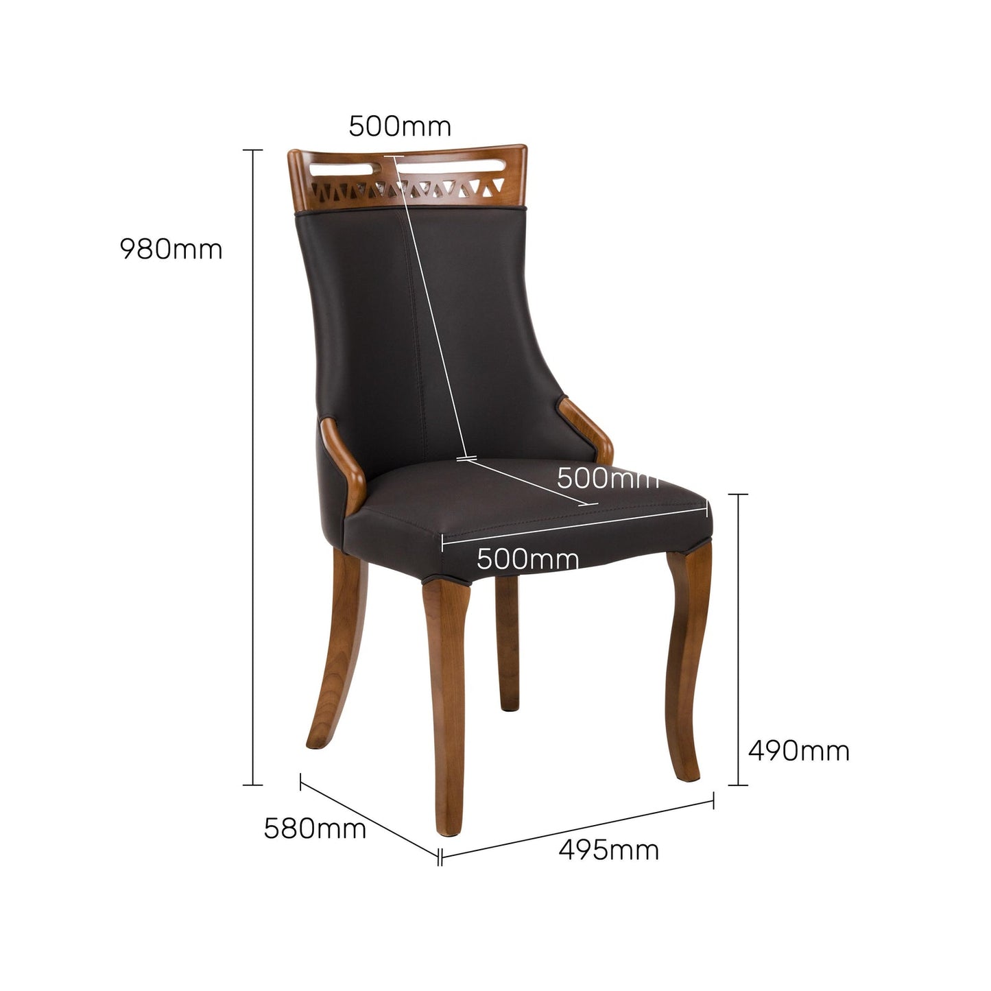 4 Seater Dining Set with Marble Finished Top