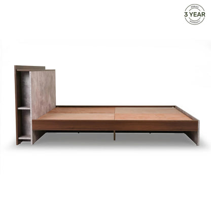 King Size Bed with Storage Headboard