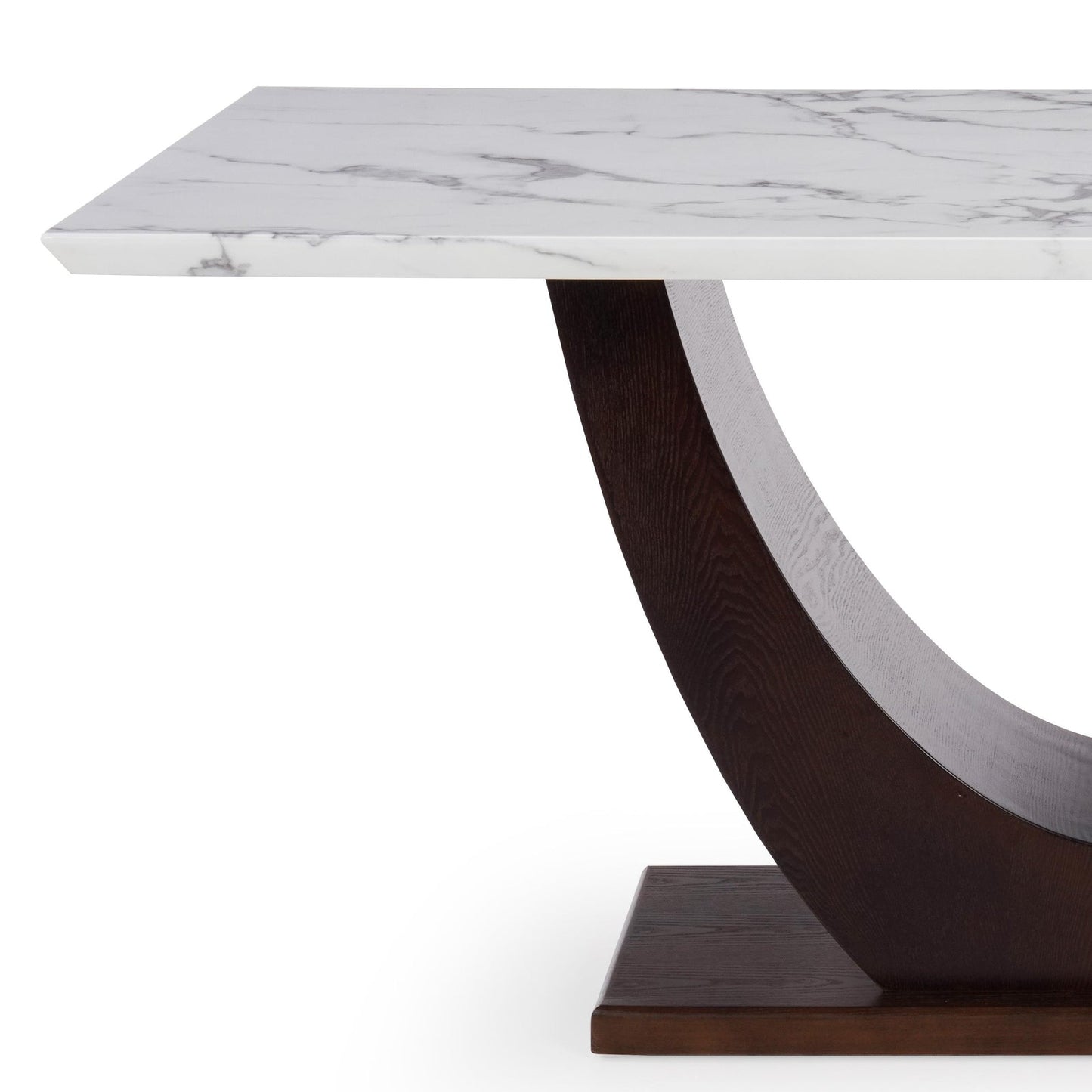 8 Seater Dining Set with Marble Finished Top