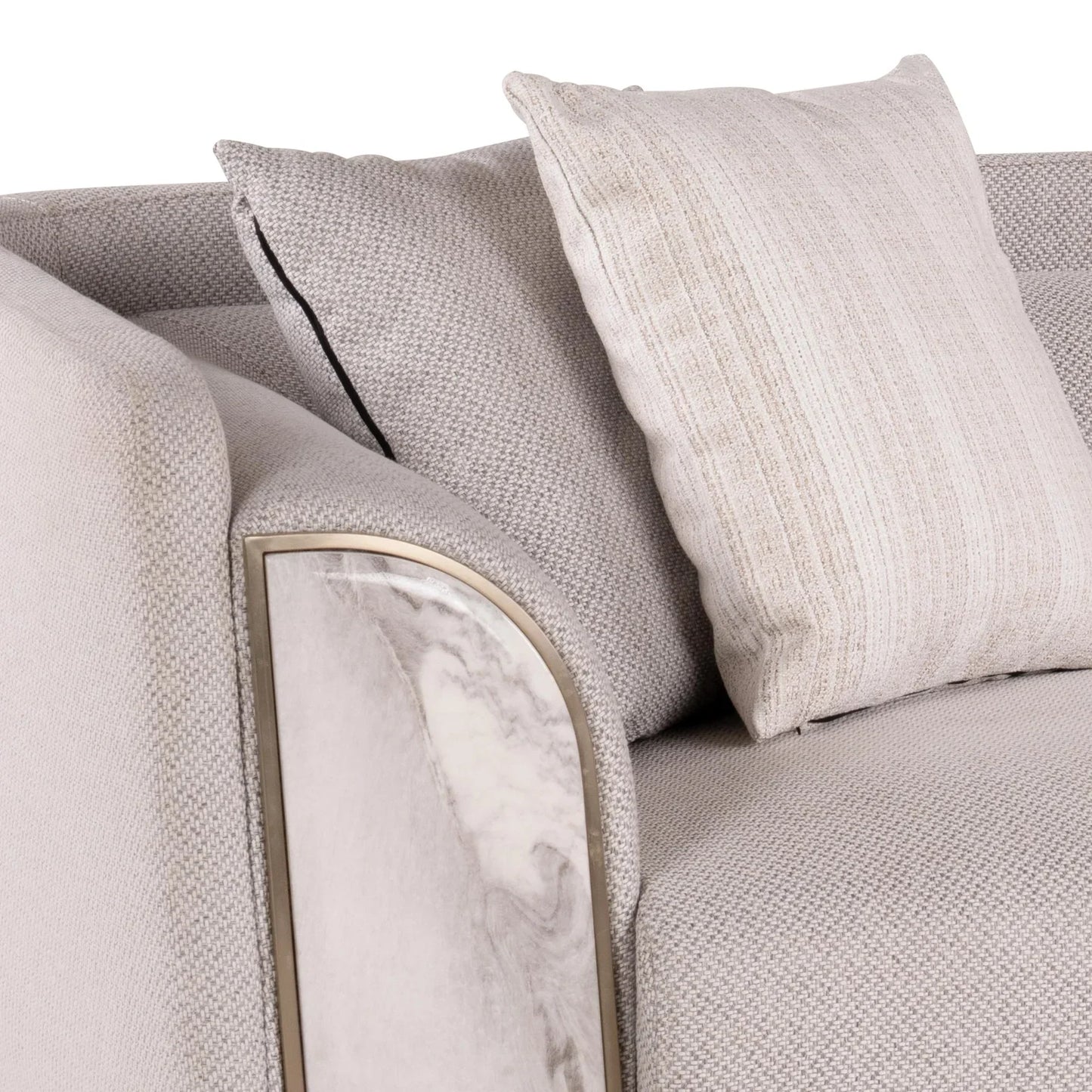 Tweed 2 Seater Sofa in Sea Salt Grey