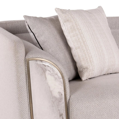 Tweed 2 Seater Sofa in Sea Salt Grey