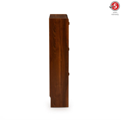 Shoe Cabinet with Pull-Down Foldable Drawers