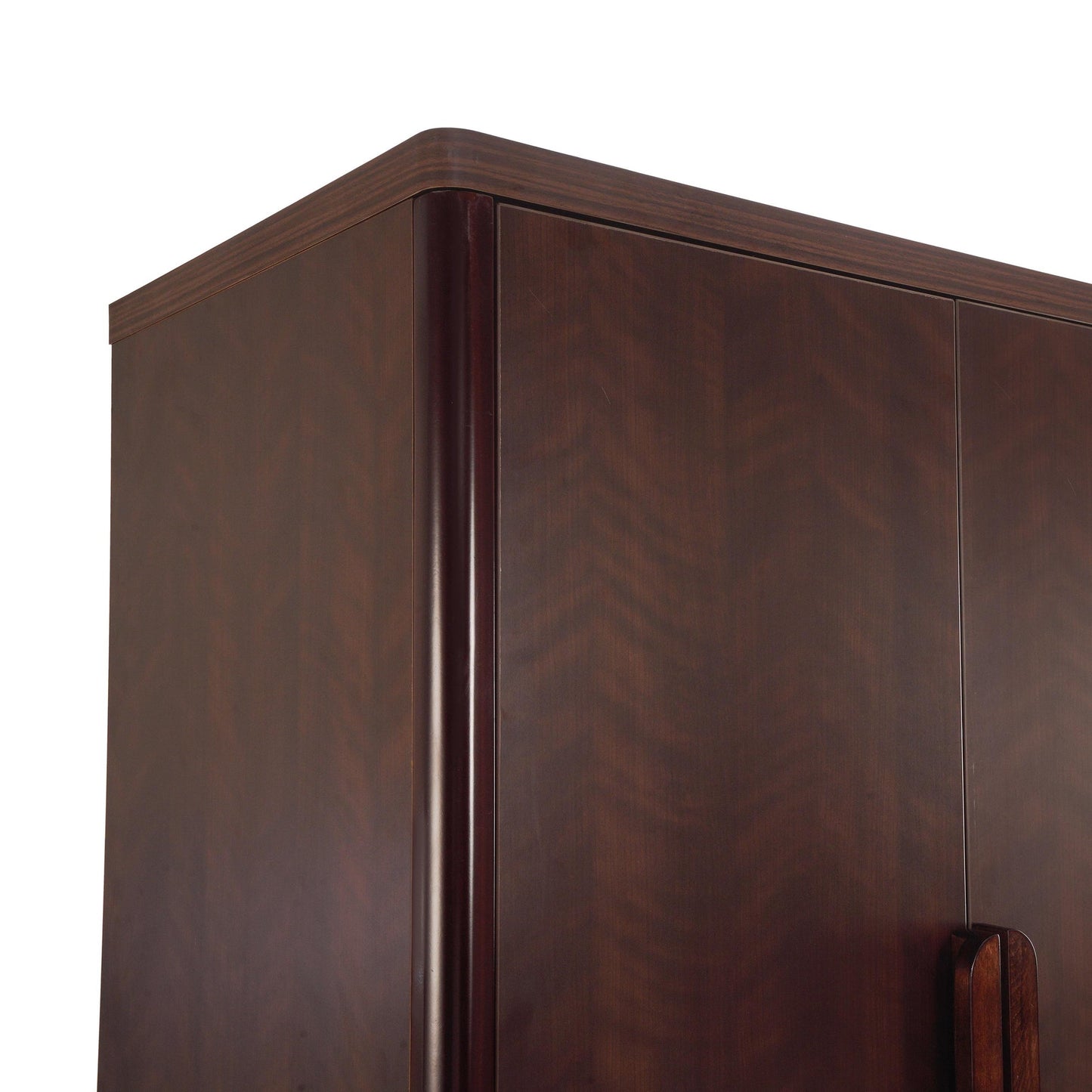 4 Door Wardrobe in Omaha Cherry Finish