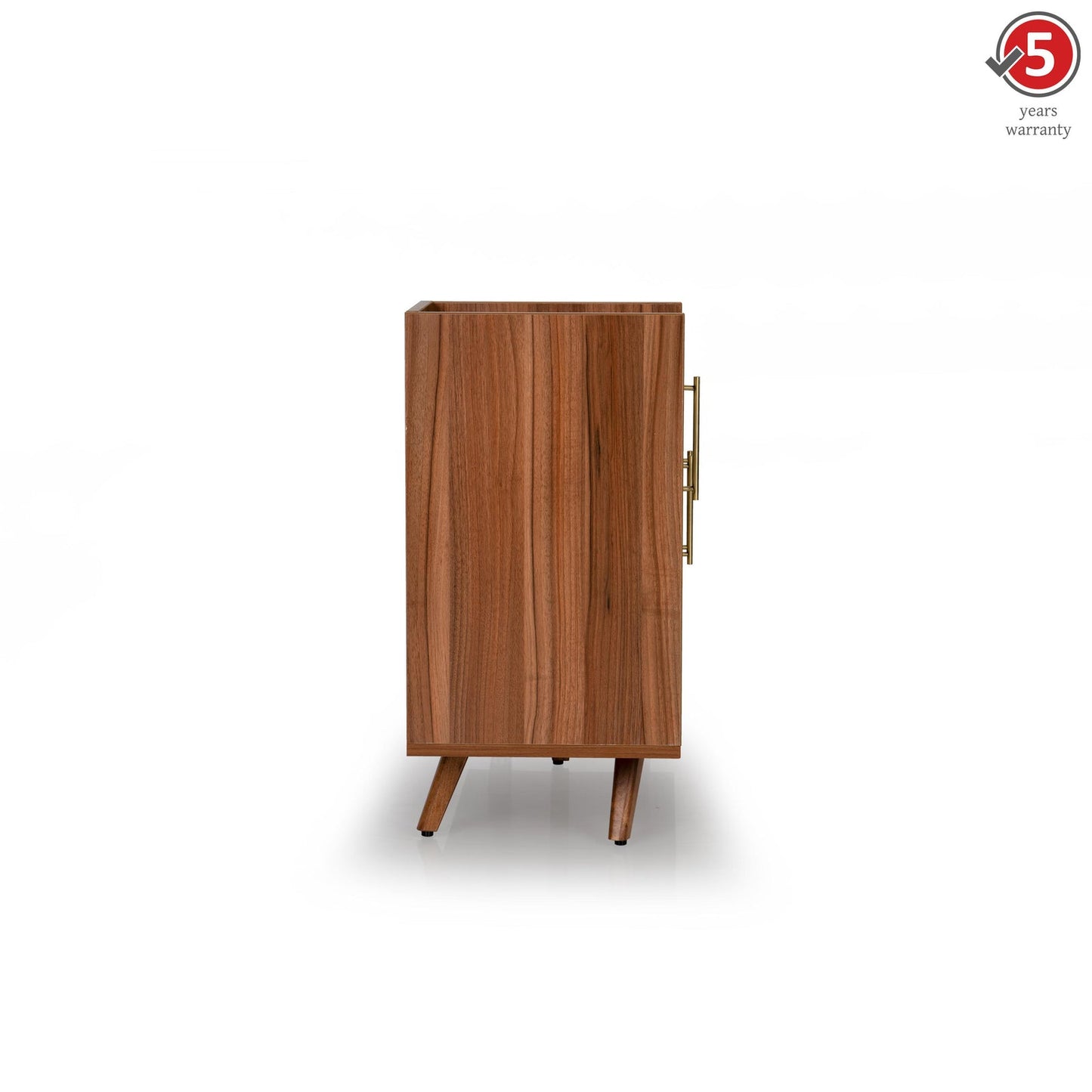 Shoe Cabinet in Walnut Finish
