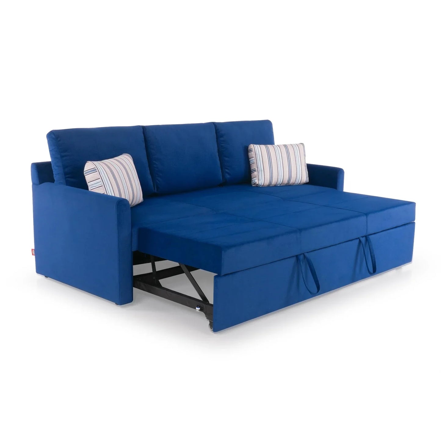 Corduroy Sofa Cum Bed in Midnight Blue