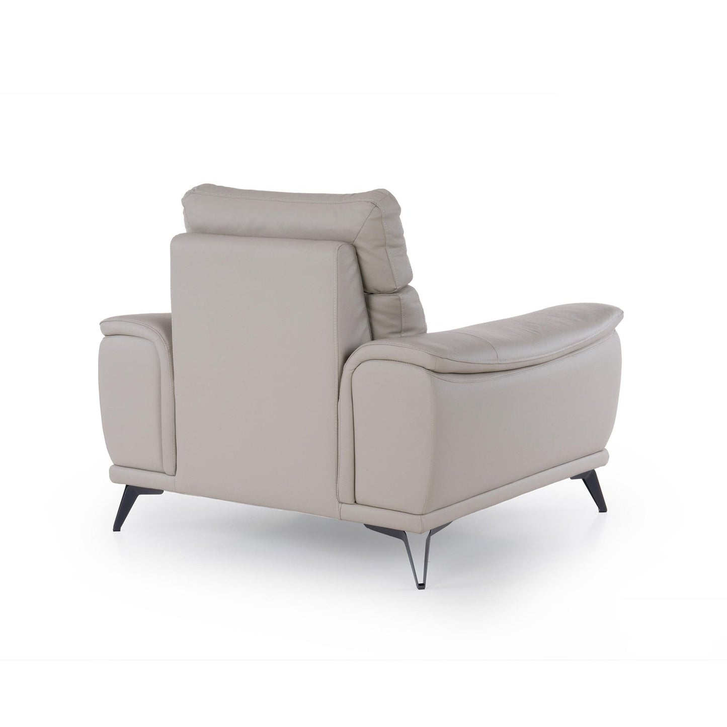 Leather 1 Seater Sofa in Bisque Beige