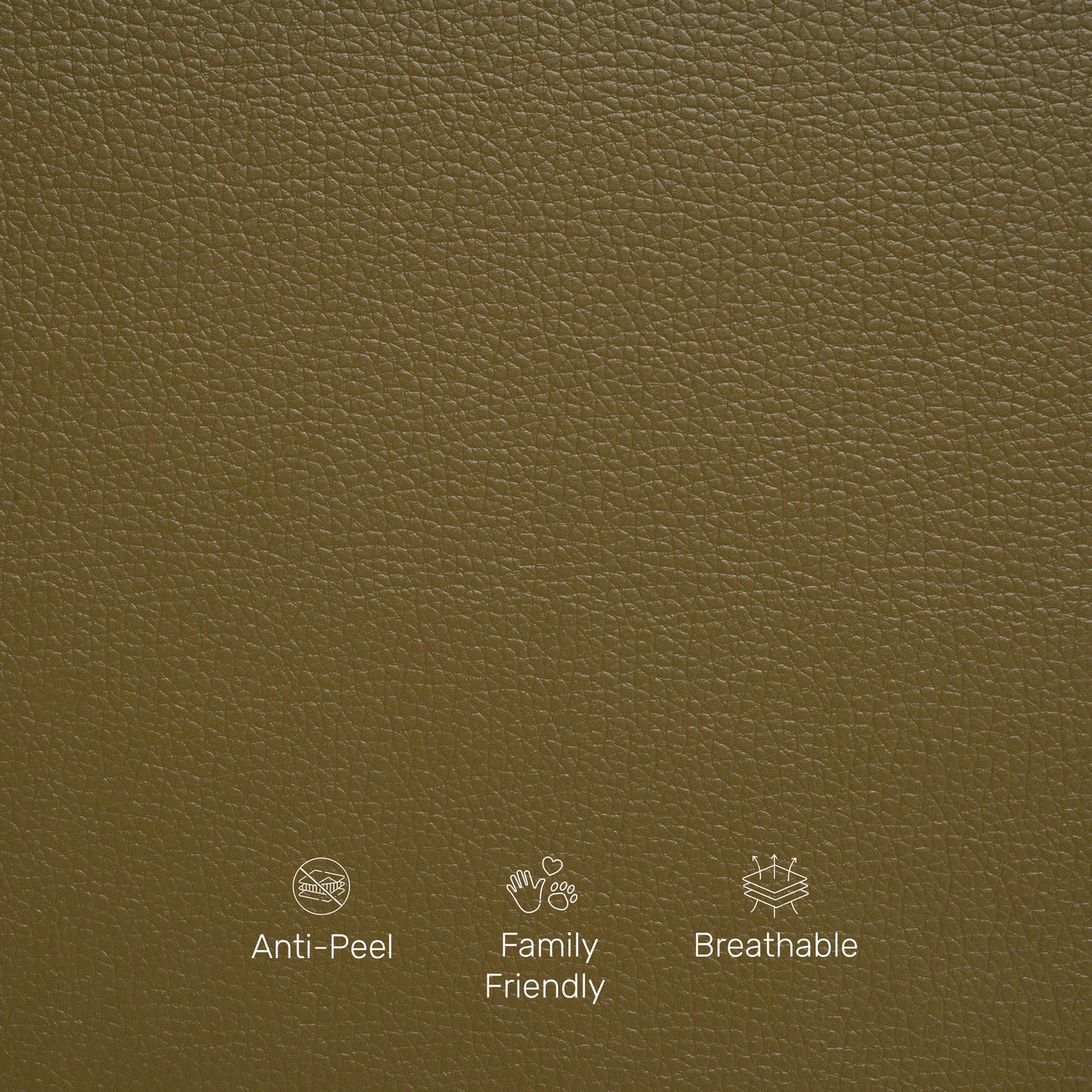 Leatherette 1 Seater Chesterfield Sofa in Olive Green