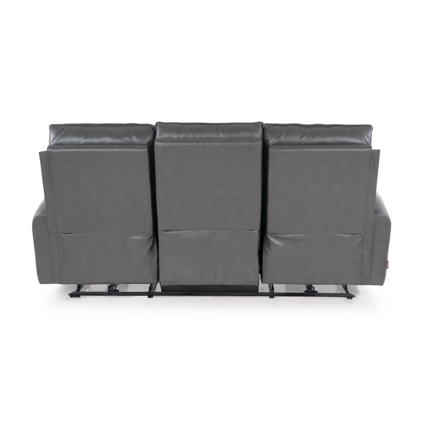 Leather 3 Seater Power Recliner with Charging Ports