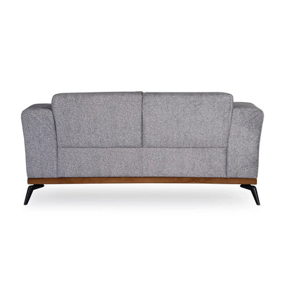 Velvet 2 Seater Sofa in Thunder Grey
