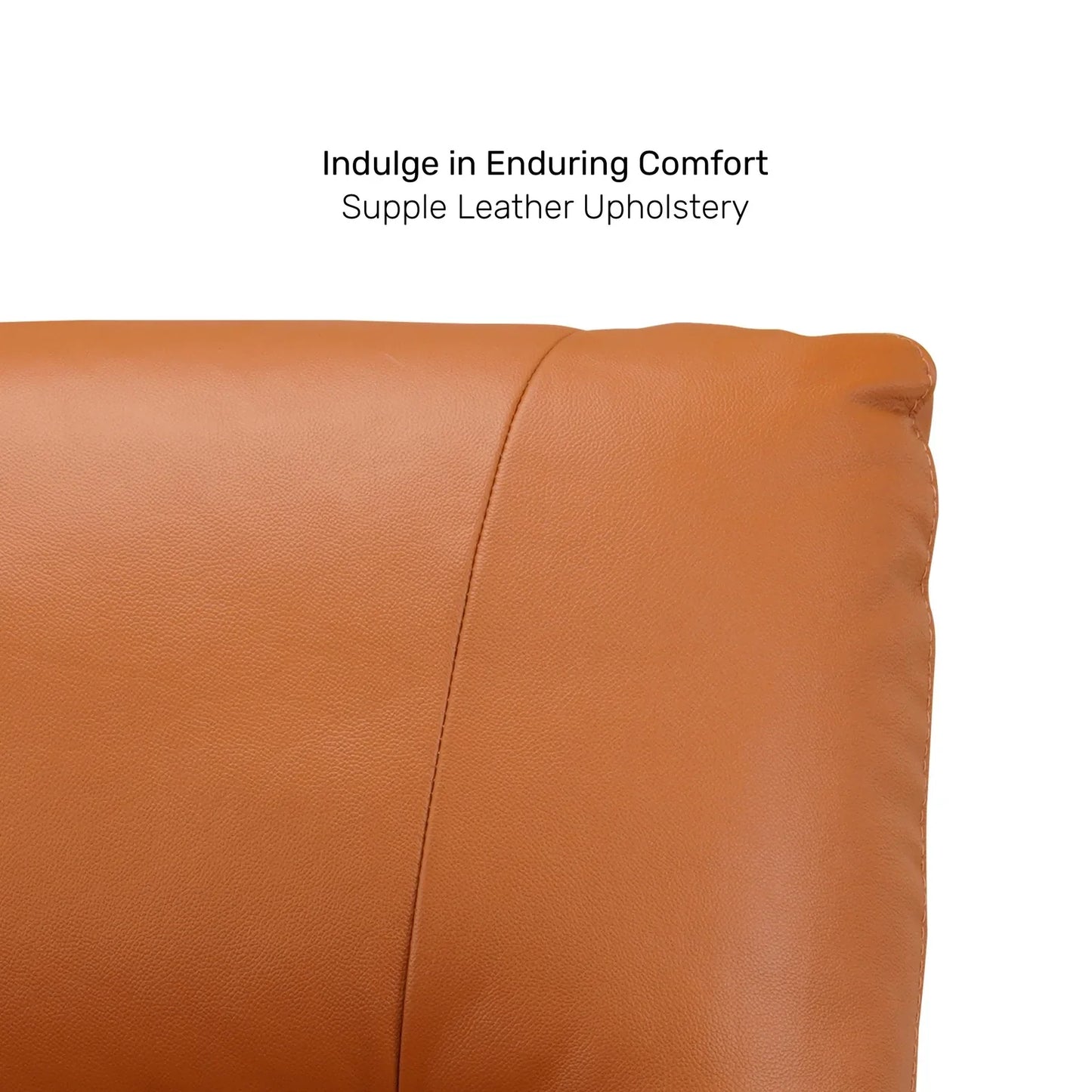 Leather 2 Seater Power Recliner with Charging Ports