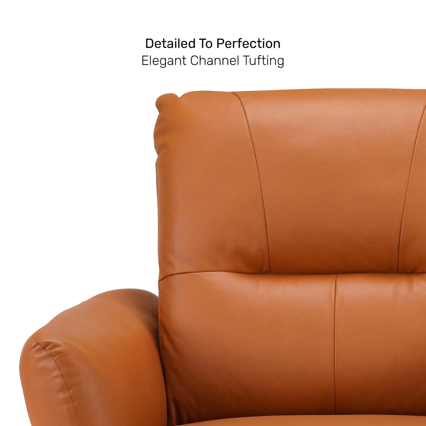 Leather 2 Seater Power Recliner with Charging Ports