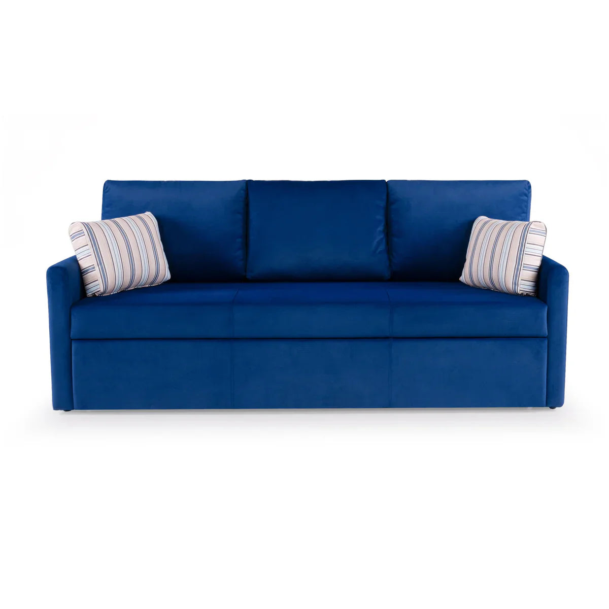 Corduroy Sofa Cum Bed in Midnight Blue