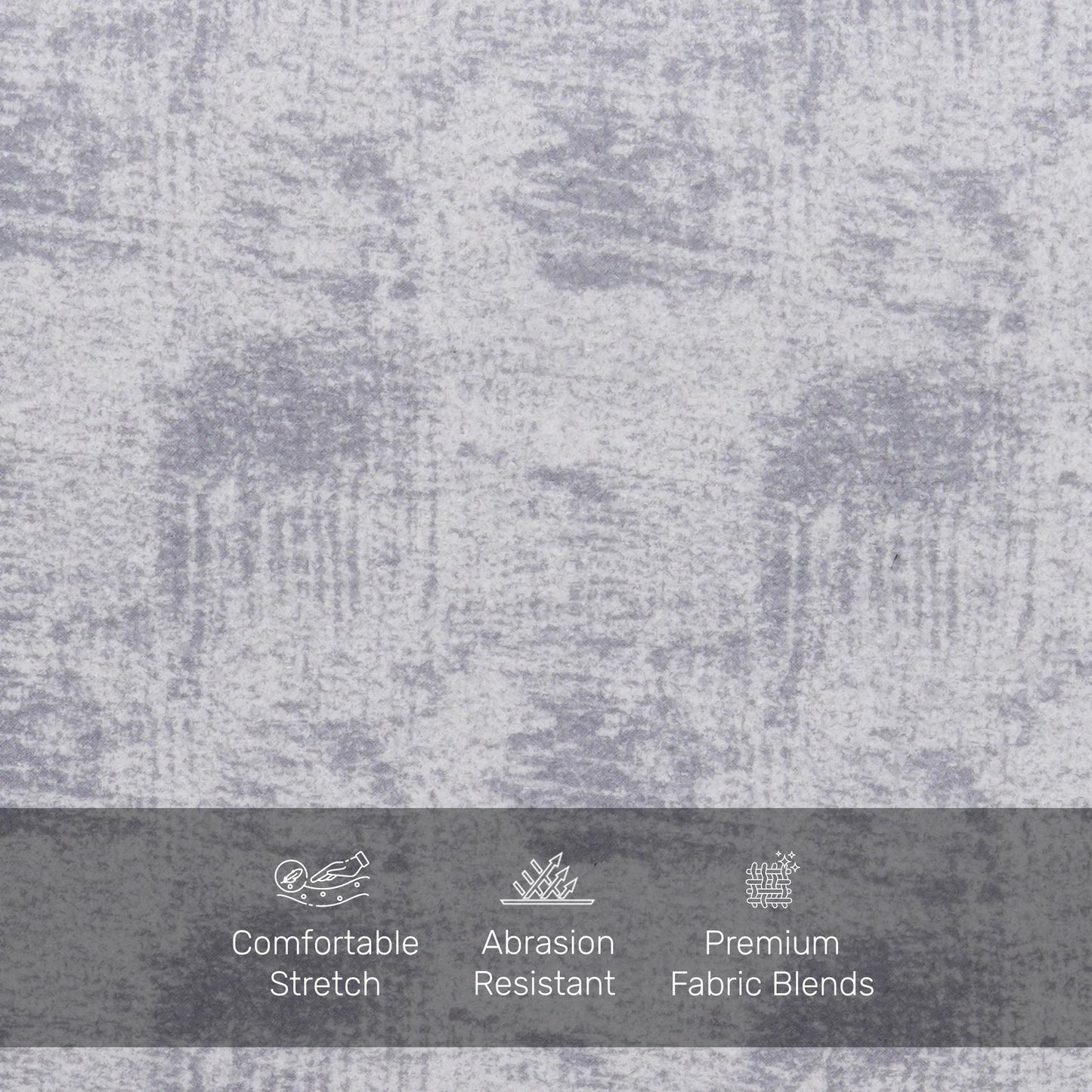 Boucle Bench in Dusk Grey