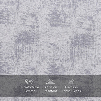 Boucle Bench in Dusk Grey