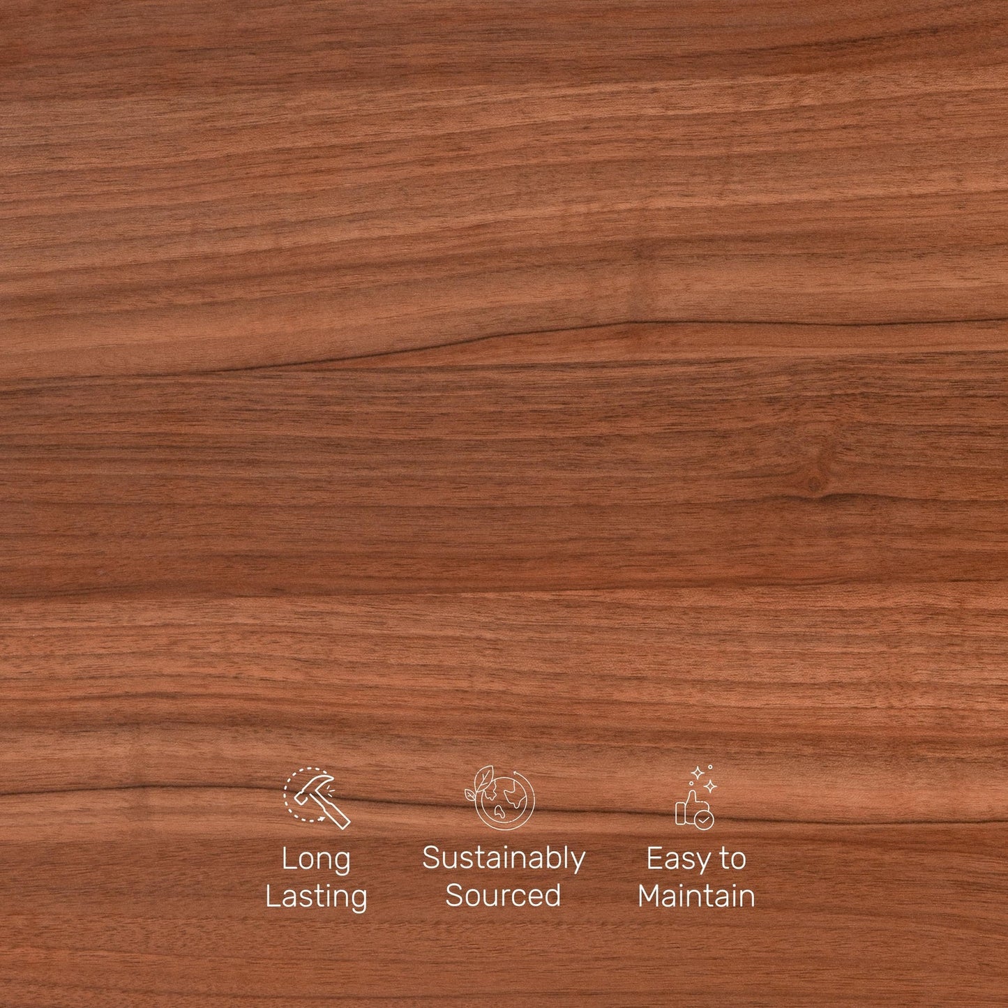 Single Bed in Walnut Finish with LED Light