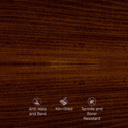 Solid Wood Bench in Dark Oak Finish