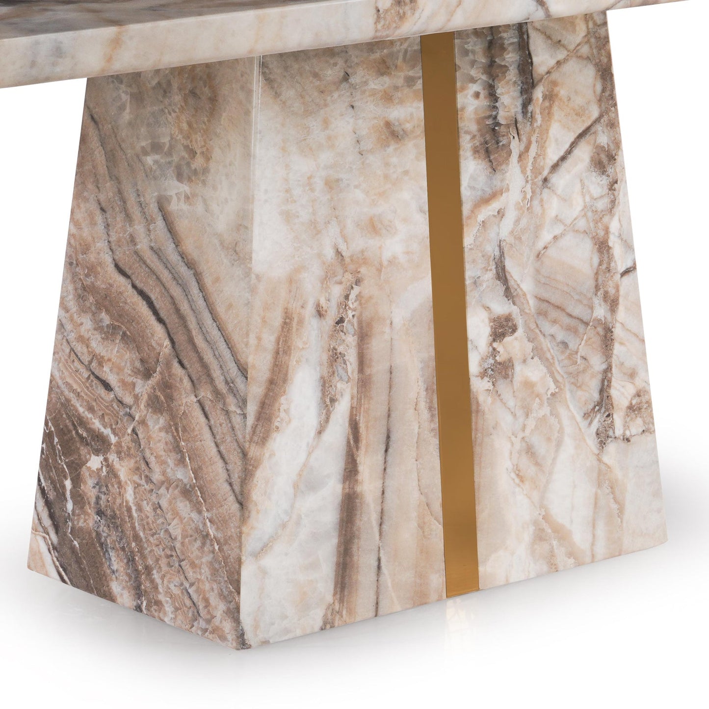 8 Seater Dining Set with Marble Finished Top
