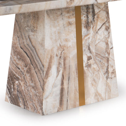 8 Seater Dining Set with Marble Finished Top