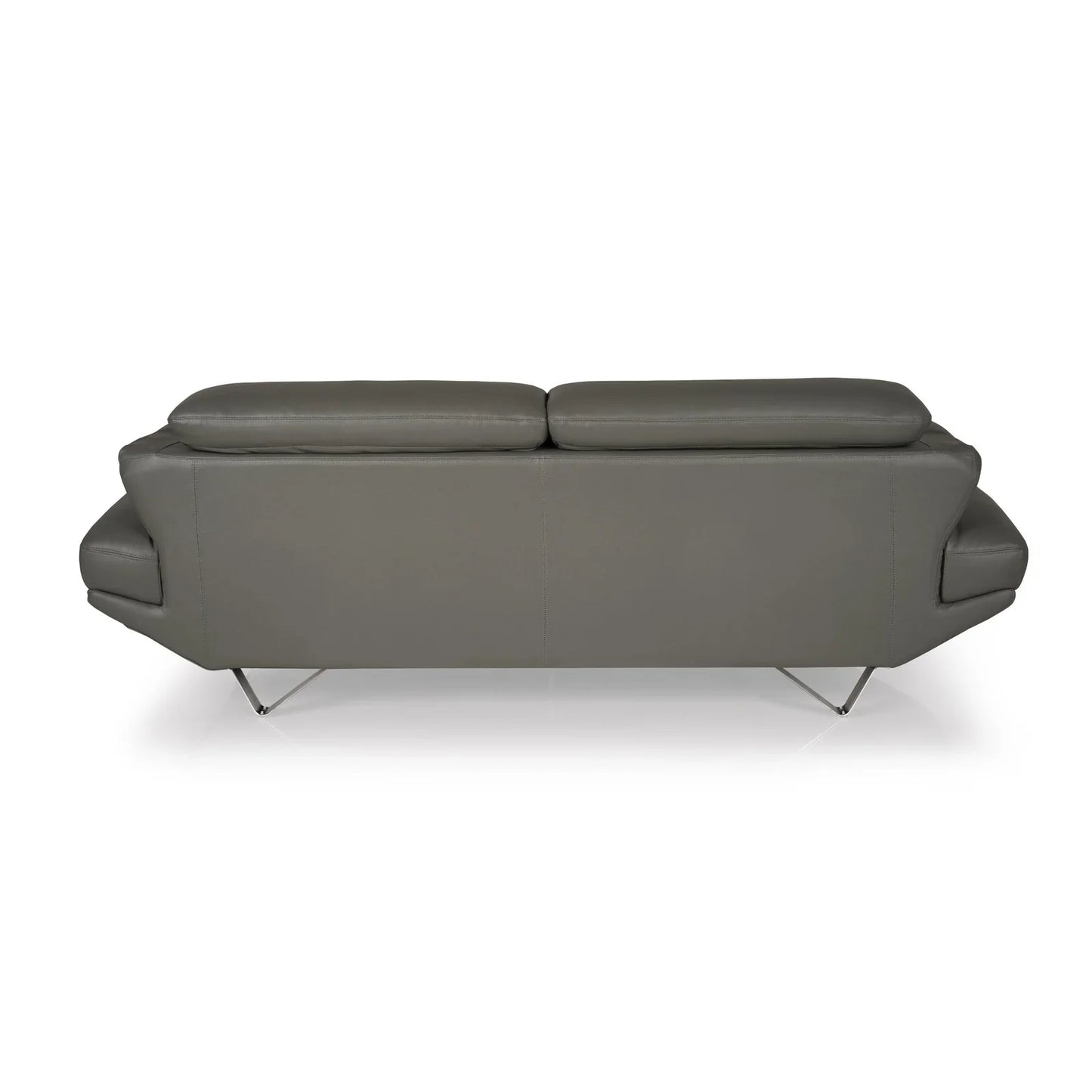 Leatherette 3 Seater Sofa with Adjustable Headrest