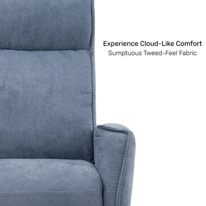 Tweed 1 Seater Power Swivel Recliner