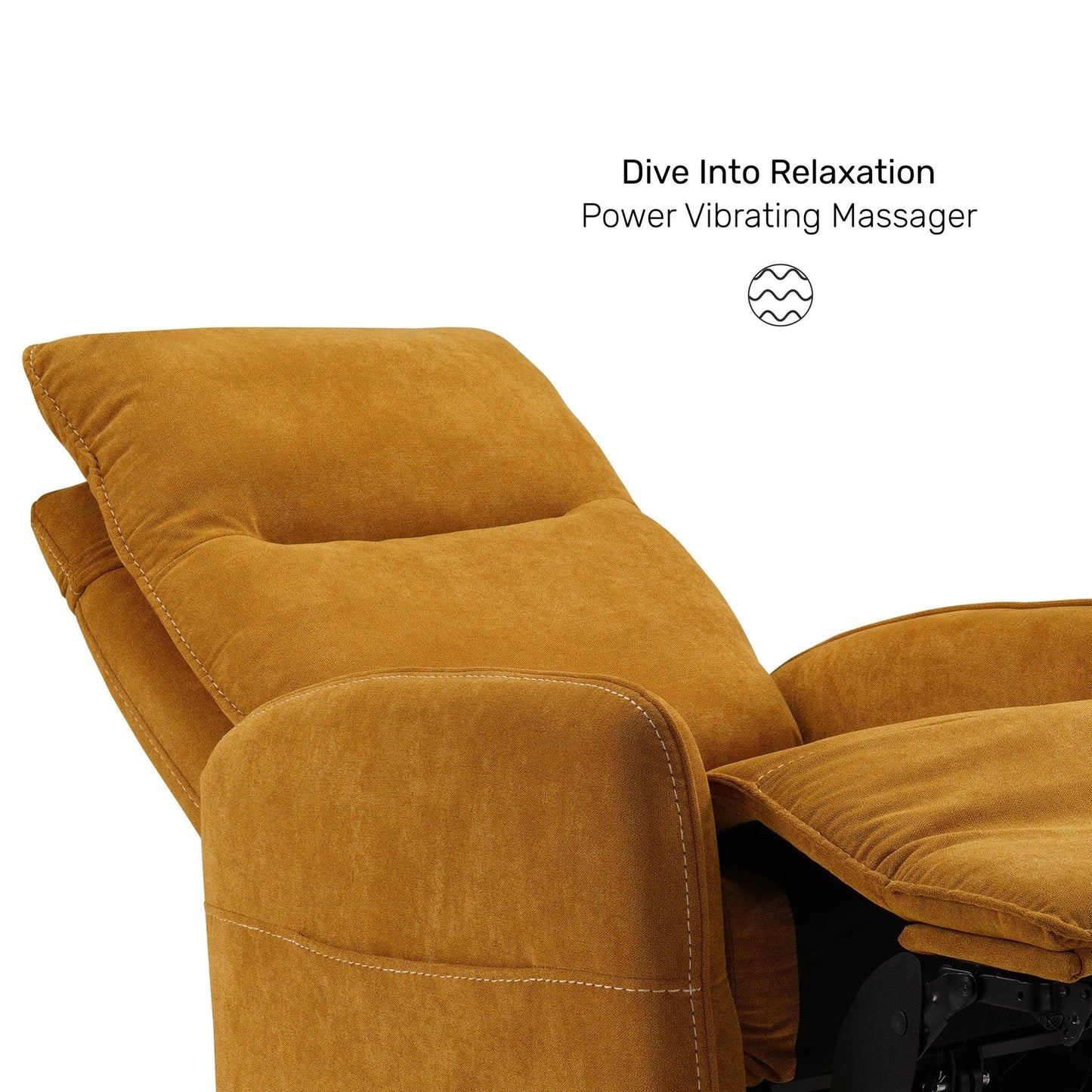 Tweed 1 Seater Power Recliner with Massager