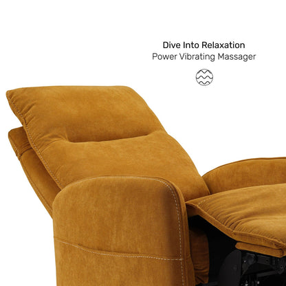Tweed 1 Seater Power Recliner with Massager