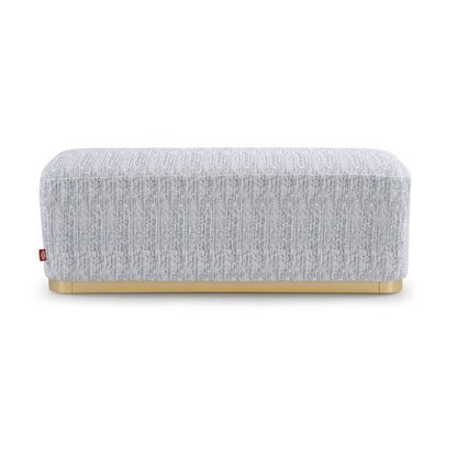 Boucle Bench in Dusk Grey