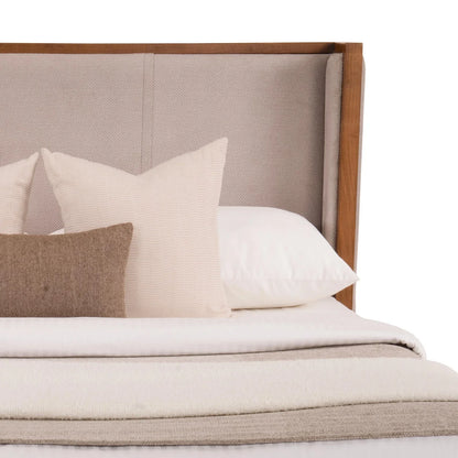 Upholstered Queen Size Bed with Hydraulic Storage
