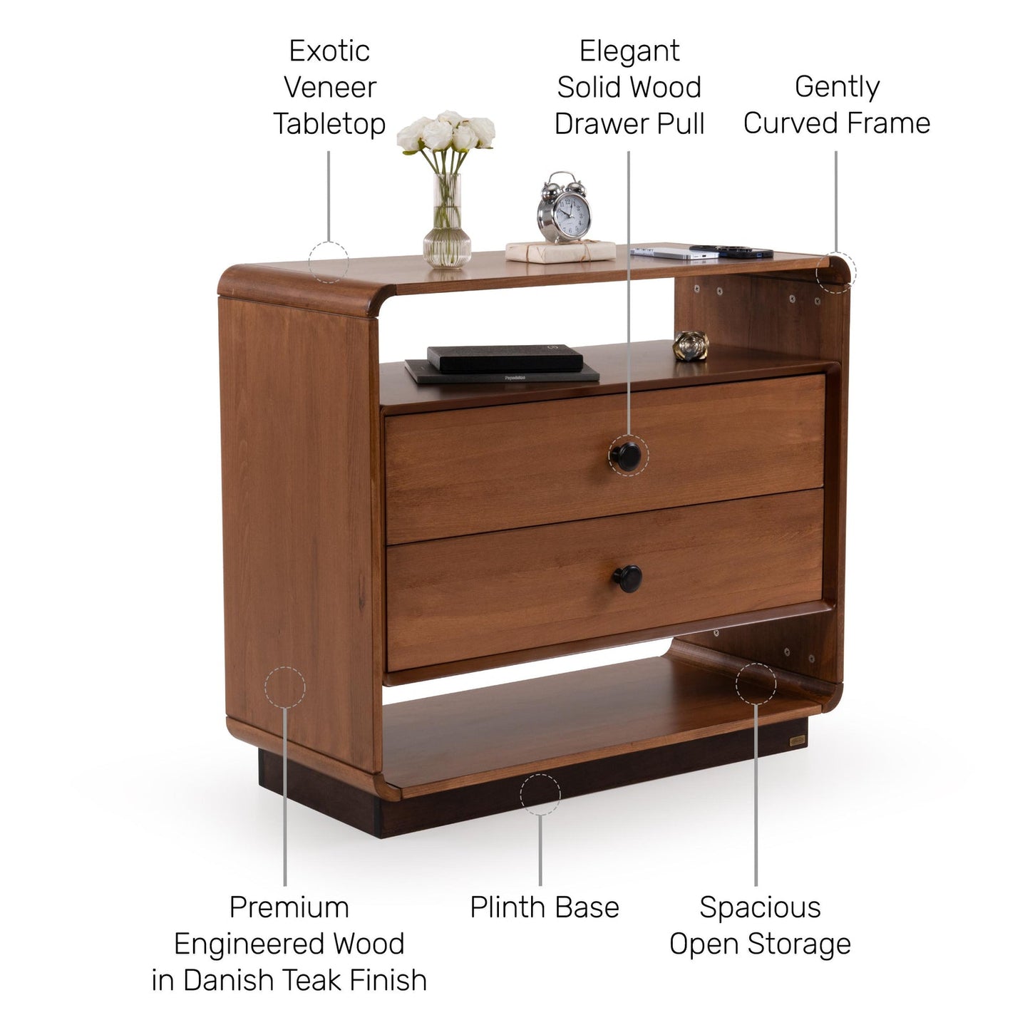 Chest of Drawers in Danish Teak Finish