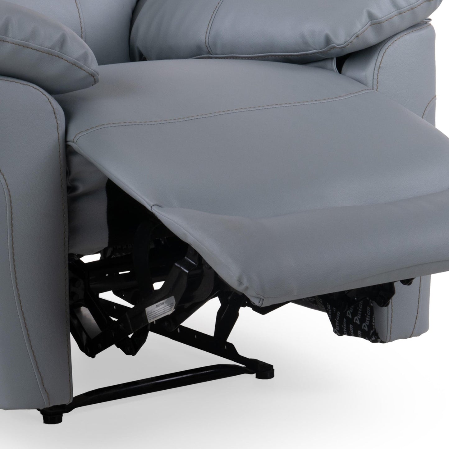 Leatherette 1 Seater Manual Reclining Sofa