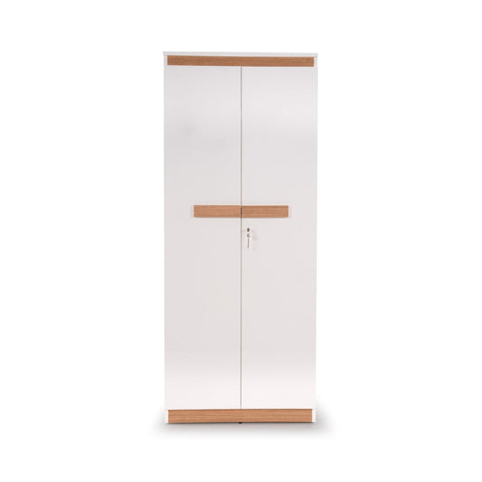 2 Door Wardrobe in Frosty White