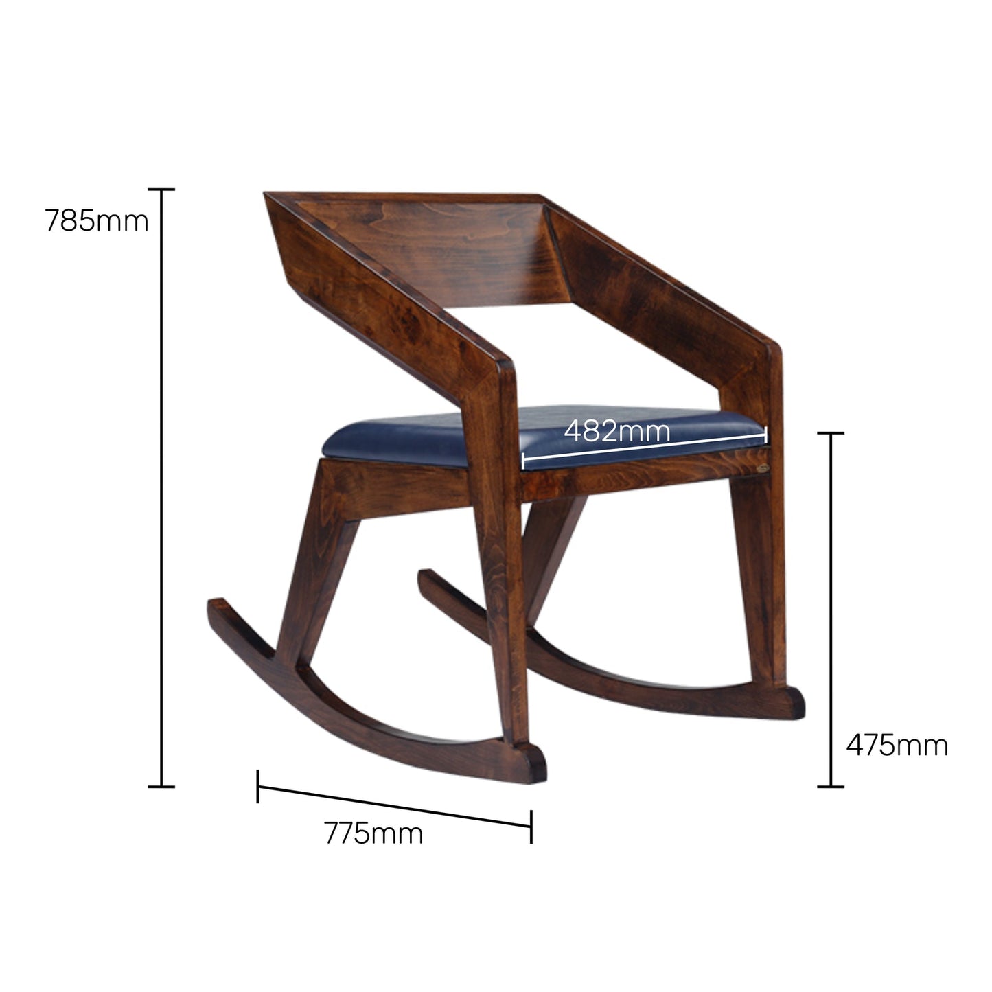 Solid Wood Rocking Chair