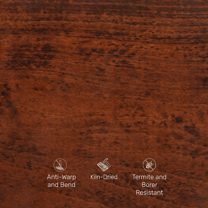 Solid Wood Single Bed with Memory Foam Mattress