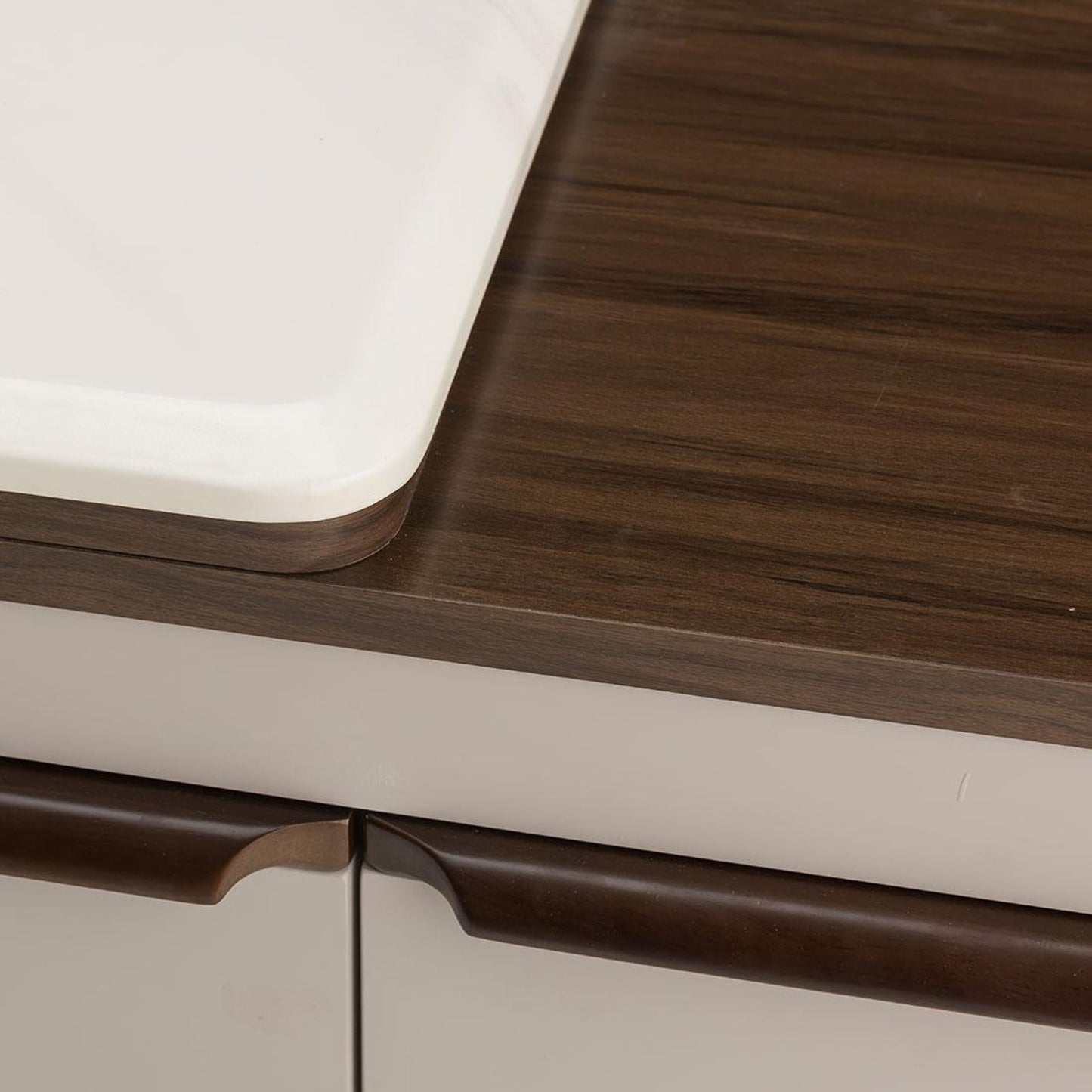 Extendable TV Unit with Marble Finished Top