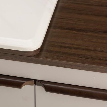 Extendable TV Unit with Marble Finished Top