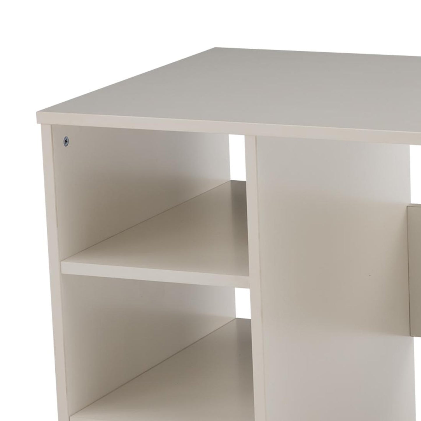 Study Desk in Frosty White Finish