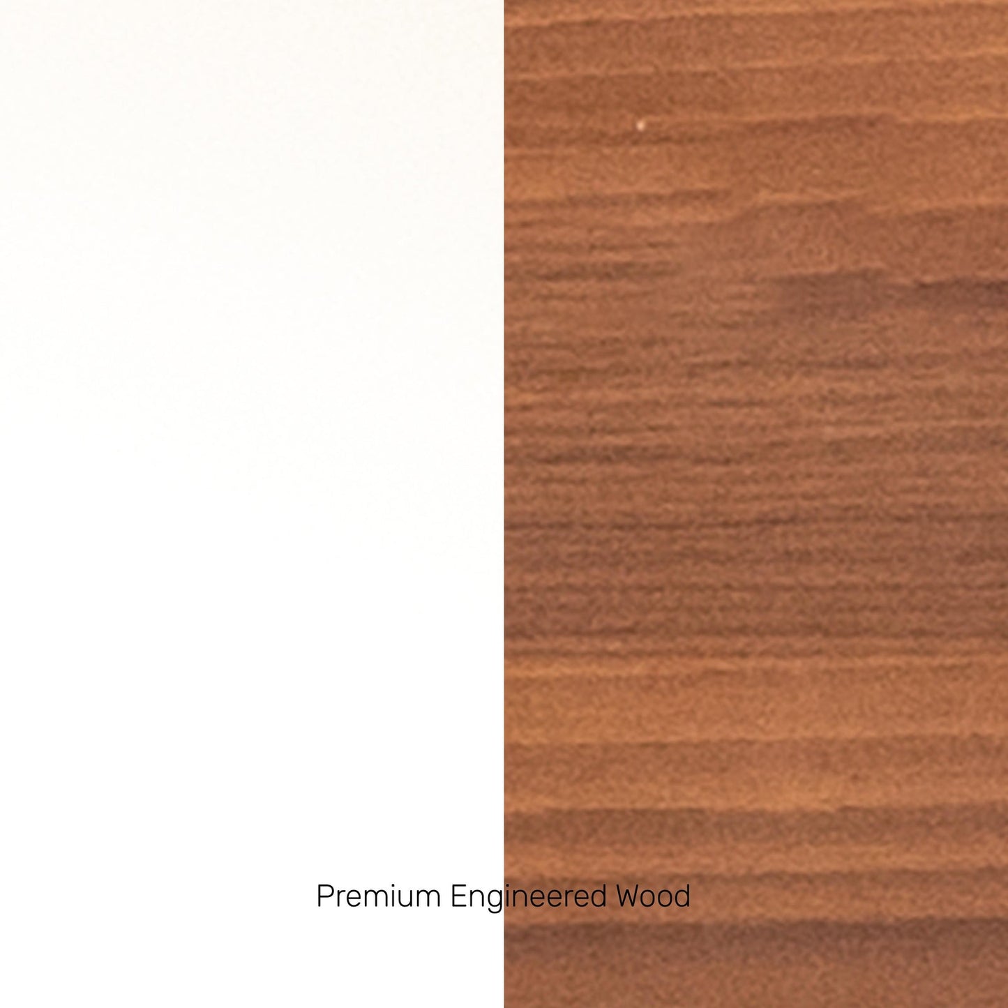 Dual Study Desk in White & Walnut Finish