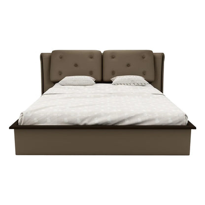Upholstered Queen Size Bed with Hydraulic Storage