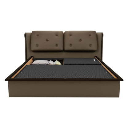 Upholstered Queen Size Bed with Hydraulic Storage