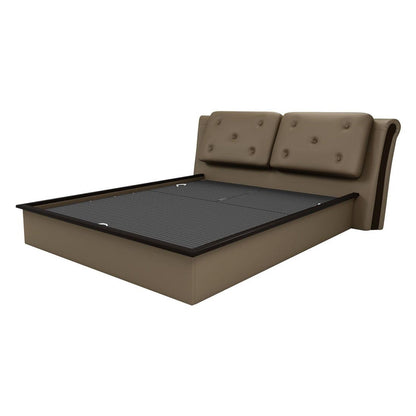 Upholstered Queen Size Bed with Hydraulic Storage