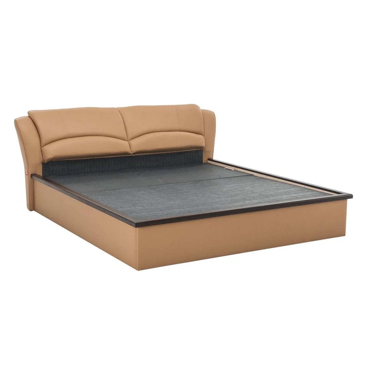 Upholstered King Size Bed with Hydraulic Storage