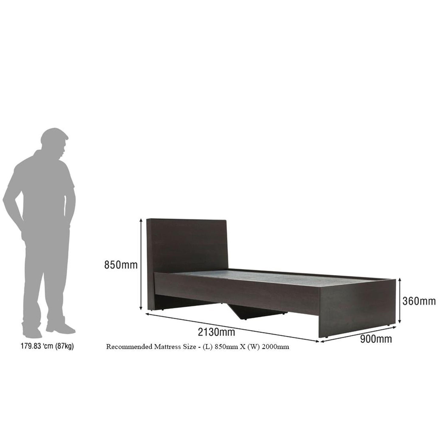 Single Bed Without Storage