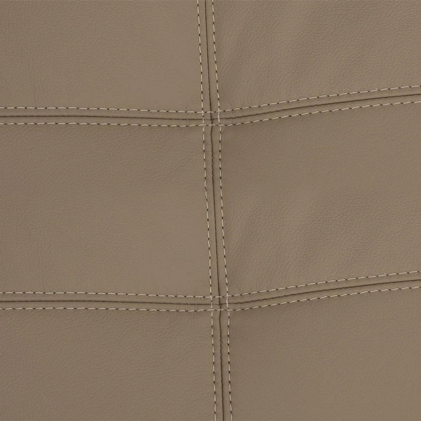Leather 3 Seater Sofa in Mushroom Brown