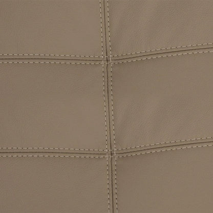 Leather 3 Seater Sofa in Mushroom Brown